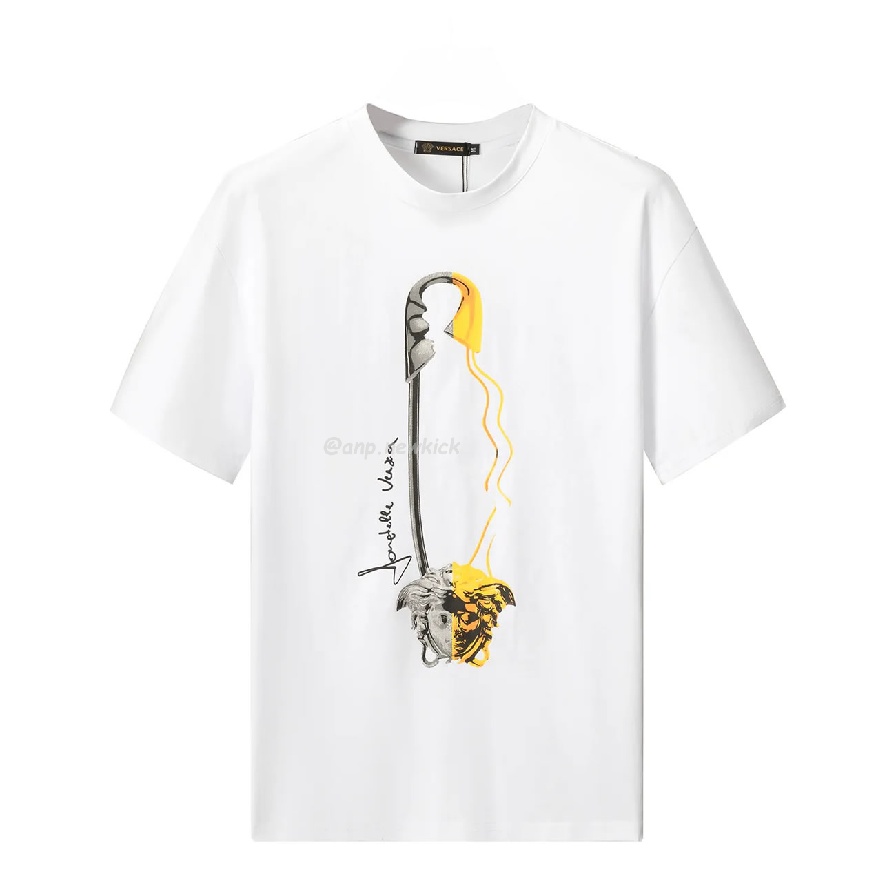 Versace Pattern Medusa Logo Printed Cotton T Shirt (6) - newkick.cc